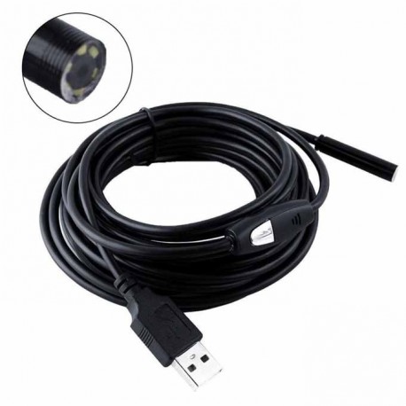 Endoskop - Inspekční kamera s USB portem pro PC a nootebooky, délka 10m
