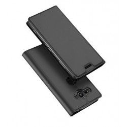 Flipové pouzdro DUX Premium pro Sony Xperia XZ2 Compact černé