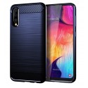 Silikonové pouzdro CARBON pro Samsung Galaxy A30s A307F modré