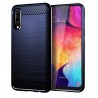 Silikonové pouzdro CARBON pro Samsung Galaxy A30s A307F modré