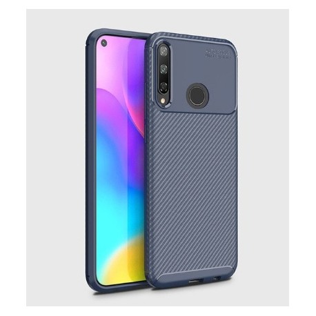 Silikonové pouzdro CARBON pro Huawei P40 Lite E modré