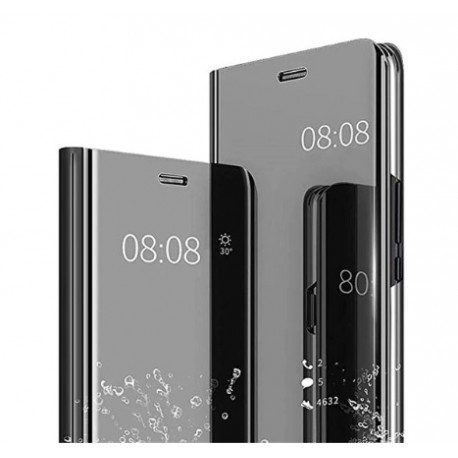 Smart pouzdro Mirror pro Xiaomi Redmi Note 9 černé