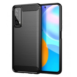 Silikonové pouzdro CARBON pro Huawei P Smart 2021 černé