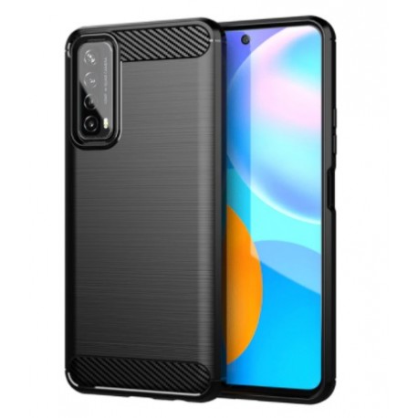 Silikonové pouzdro CARBON pro Huawei P Smart 2021 černé
