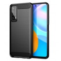 Silikonové pouzdro CARBON pro Huawei P Smart 2021 černé