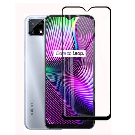 Full cover 3D tvrzené sklo 9H pro Realme 7i černé