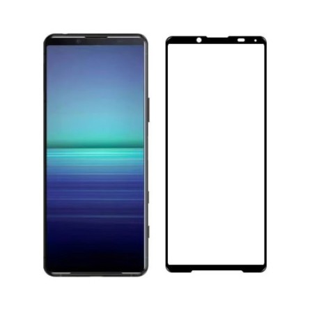Full cover 3D tvrzené sklo 9H pro Sony Xperia 5 II černé