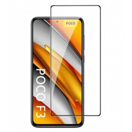 Full cover 3D tvrzené sklo 9H pro Xiaomi Poco F3 černé