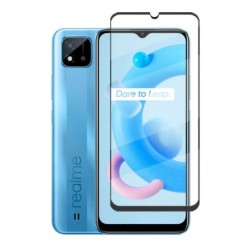 Full cover 3D tvrzené sklo 9H pro Realme C21 černé