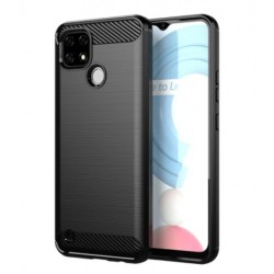 Silikonové pouzdro CARBON pro Realme C21 černé