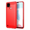Silikonové pouzdro CARBON pro Realme C21 červené