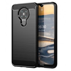 Silikonové pouzdro CARBON pro Nokia 5.3 černé