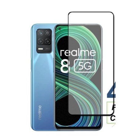 Full cover 3D tvrzené sklo 9H pro Realme 8 5G černé