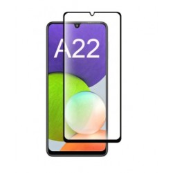 Full cover 3D tvrzené sklo 9H pro Samsung Galaxy A22 černé