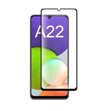 Full cover 3D tvrzené sklo 9H pro Samsung Galaxy A22 černé