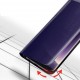Smart pouzdro Mirror pro Samsung Galaxy A22 5G stříbrné