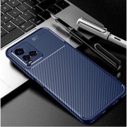 Silikonové pouzdro CARBON pro Vivo Y33s modré