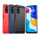 Silikonové pouzdro CARBON pro Xiaomi Redmi Note 11 Pro 5G černé