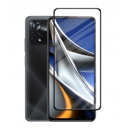 Full cover 3D tvrzené sklo 9H pro Poco X4 Pro 5G černé