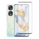 3D ochranné tvrzené sklo Full Cover pro Honor 90 černé