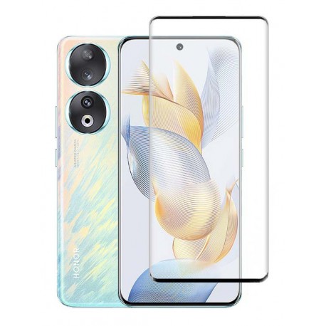 3D ochranné tvrzené sklo Full Cover pro Honor 90 černé