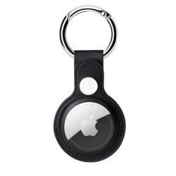 Kožená klíčenka pro Apple AirTag černá
