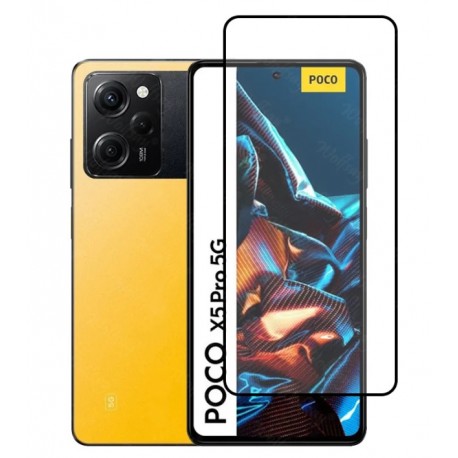 Full cover 3D tvrzené sklo 9H pro Poco X5 Pro 5G černé