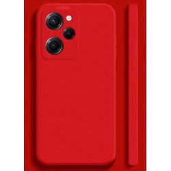 Silikonové pouzdro pro Poco X5 Pro 5G červené