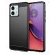 Silikonové pouzdro Carbon Case pro Motorola Moto G84 5G černé