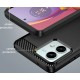 Silikonové pouzdro Carbon Case pro Motorola Moto G84 5G černé