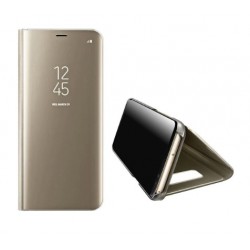 Smart pouzdro Mirror pro Samsung Galaxy S22 5G zlaté