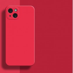 Silikonové pouzdro pro Apple iPhone 15 Plus červené
