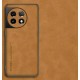 Kožený silikonový kryt pro OnePlus 10T hnědý