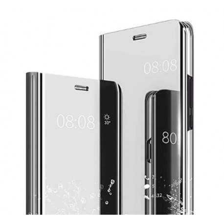 Smart pouzdro Mirror pro OnePlus 10T stříbrné
