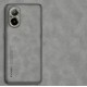 Kožený silikonový kryt pro Realme C67 šedý