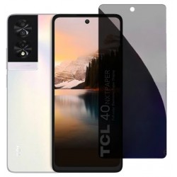 2x Anti-Spy tvrzené sklo 9H pro TCL 40 NXTPAPER černé