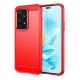 Silikonové pouzdro CARBON pro Honor 200 Lite červené
