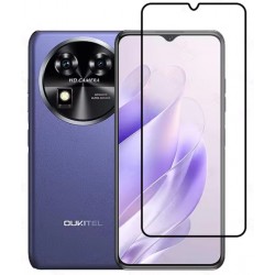Full cover 3D tvrzené sklo 9H pro Oukitel C37 černé
