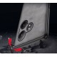 Kožený silikonový kryt pro Realme GT 6T černý