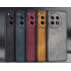 Kožený silikonový kryt pro OnePlus 12 5G černý