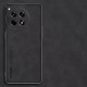 Kožený silikonový kryt pro OnePlus 12R 5G černý