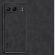 Kožený silikonový kryt pro OnePlus Nord 4 5G černý