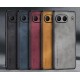 Kožený silikonový kryt pro OnePlus Nord 4 5G černý