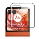 Full cover 3D tvrzené sklo 9H na vnější displej pro Motorola Razr 50 černé
