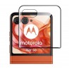 Full cover 3D tvrzené sklo 9H na vnější displej pro Motorola Razr 50 černé