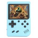 Retro herní konzole 8bit 500v1 modrá