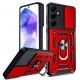 Outdoorové armor odolné pouzdro pro Samsung Galaxy S24 červené
