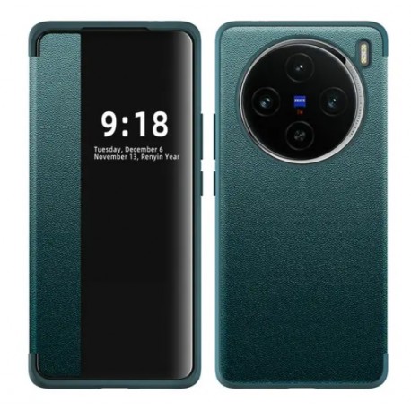 Pouzdro Smart View pro Vivo X200 Pro 5G zelené
