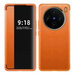 Pouzdro Smart View pro Vivo X200 Pro 5G oranžové