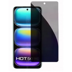 Anti-Spy tvrzené sklo 9H pro Infinix Hot 50i